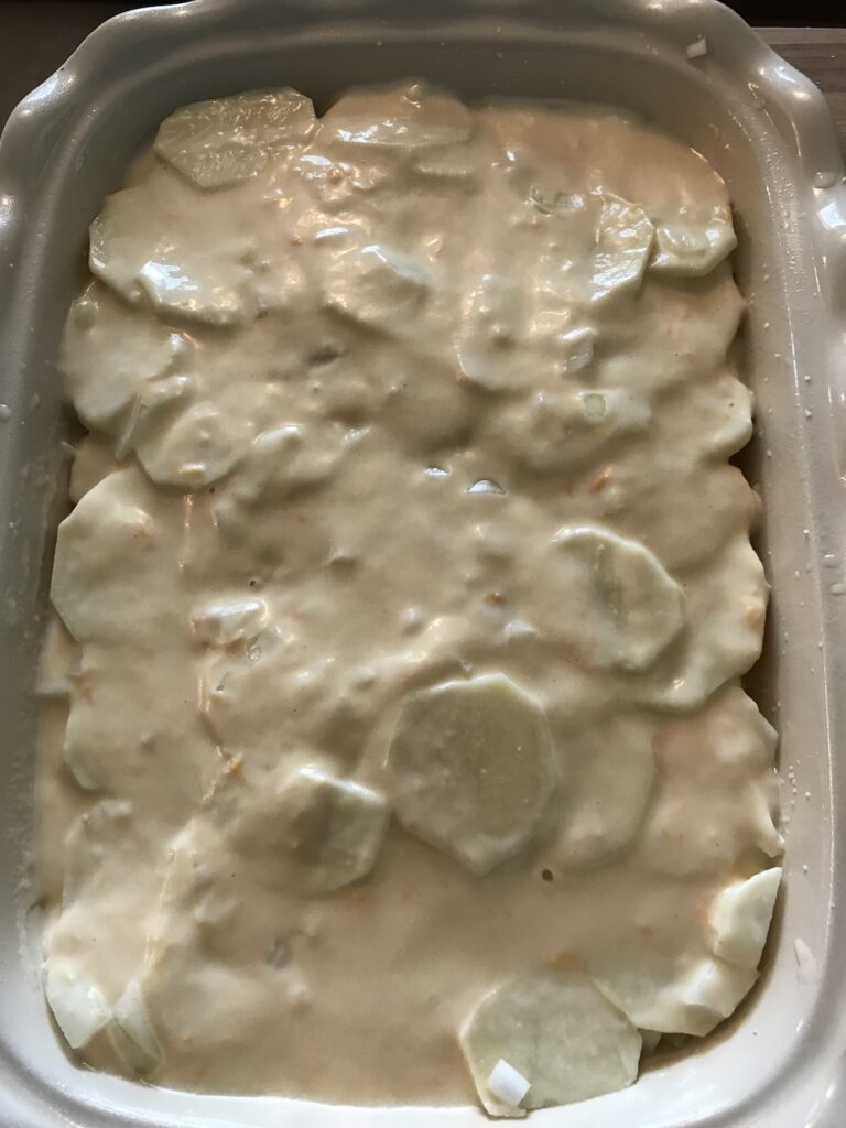 Scalloped Potatoes- Sauce