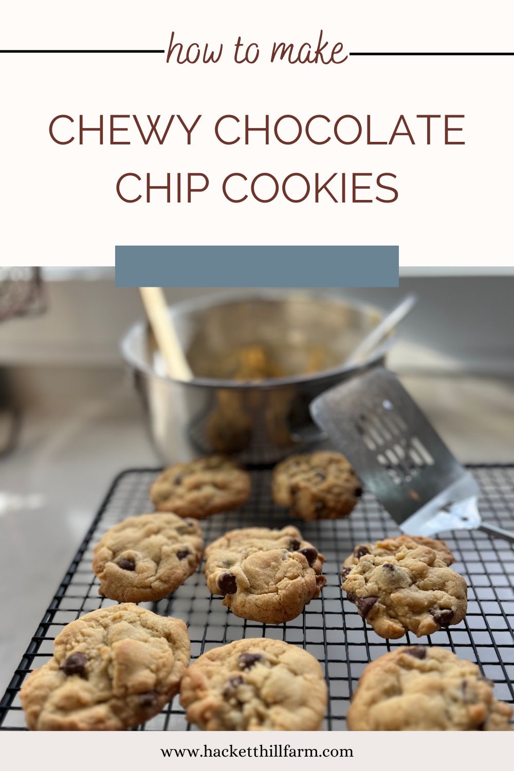 How to Make Chewy Chocolate Chip Cookies | Hackett Hill Farm