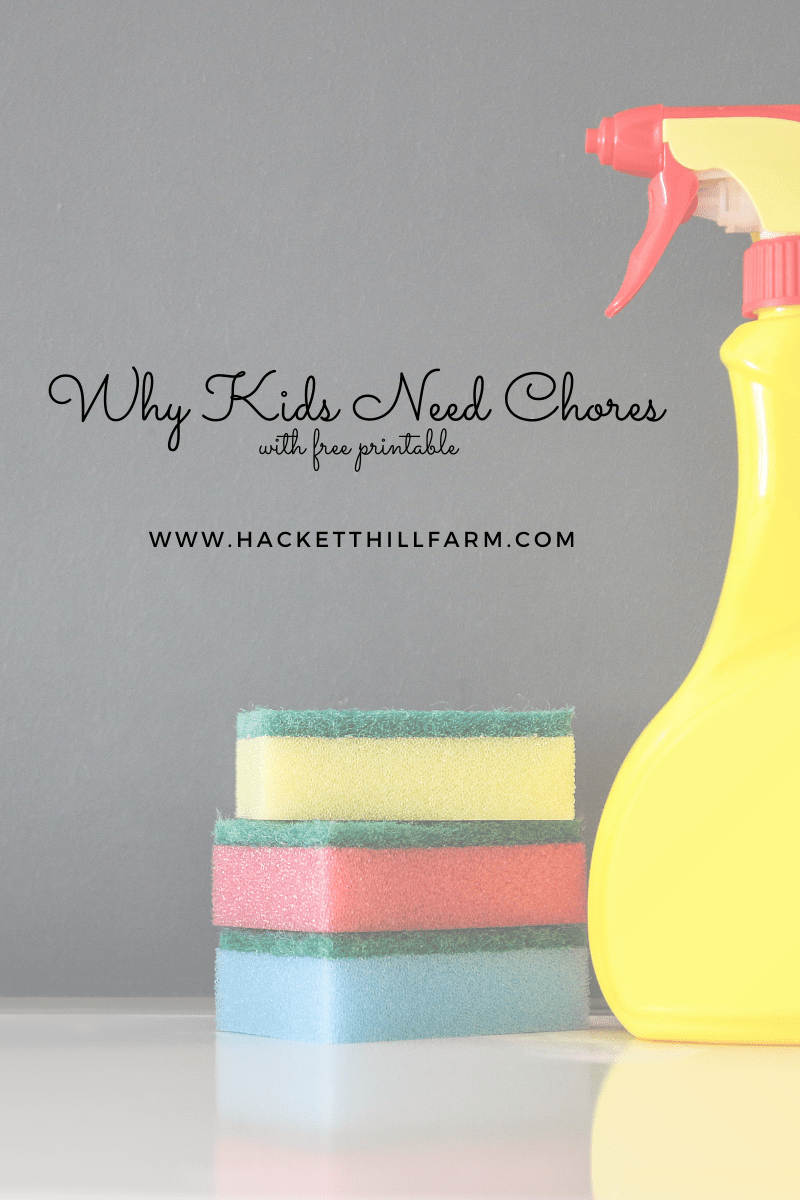 Why kids need chores