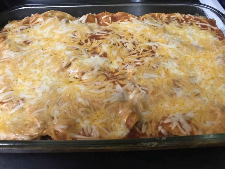 Easy Beef & Bean Enchilada Casserole Hackett Hill Farm