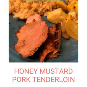 Honey Mustard Marinade on Pork Tenderloins