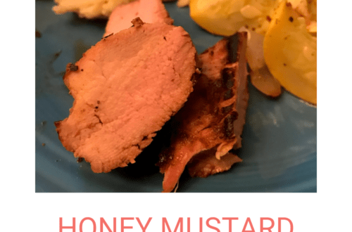 Honey Mustard Marinade on Pork Tenderloins