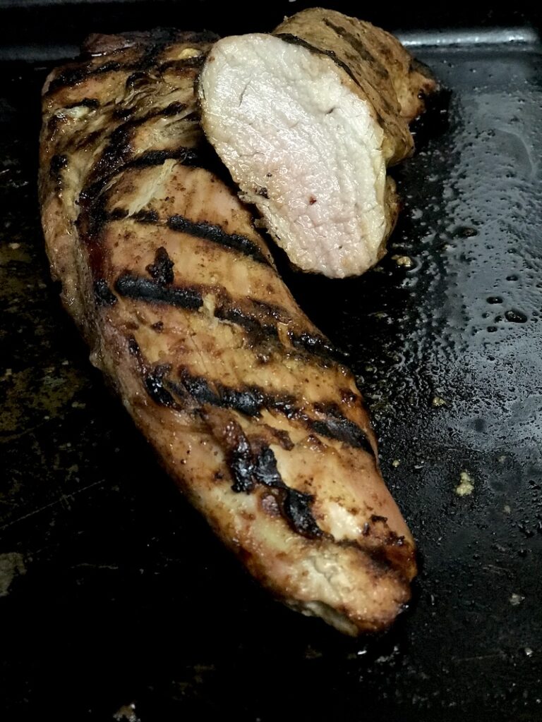 Honey Mustard Marinade on Pork Tenderloins