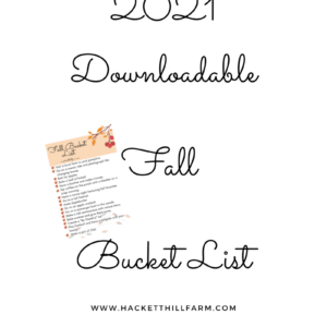 Fall Bucket List