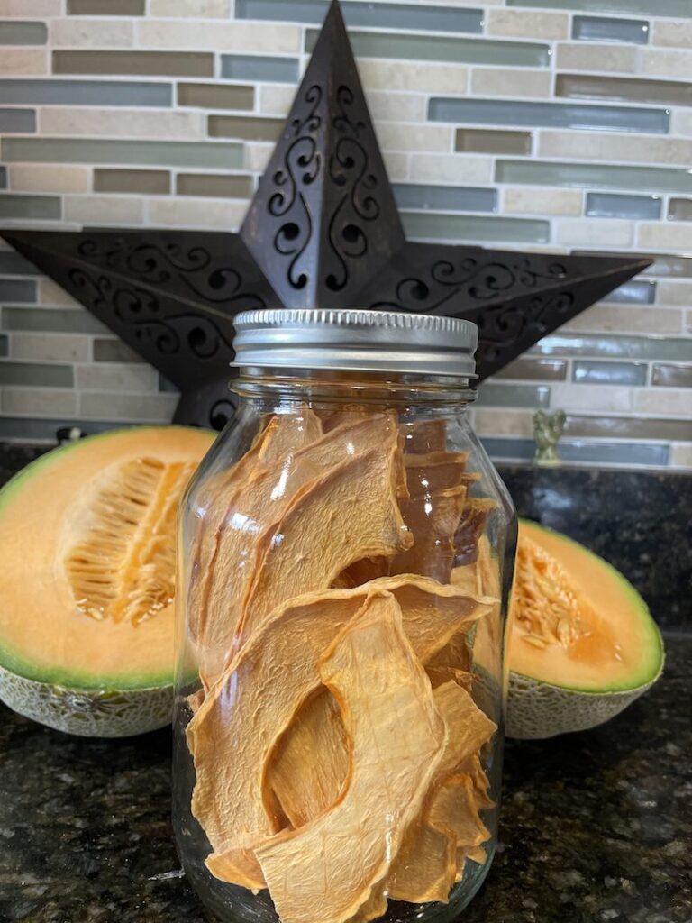 Dehydrating Cantalope from Halfway to Homesteading