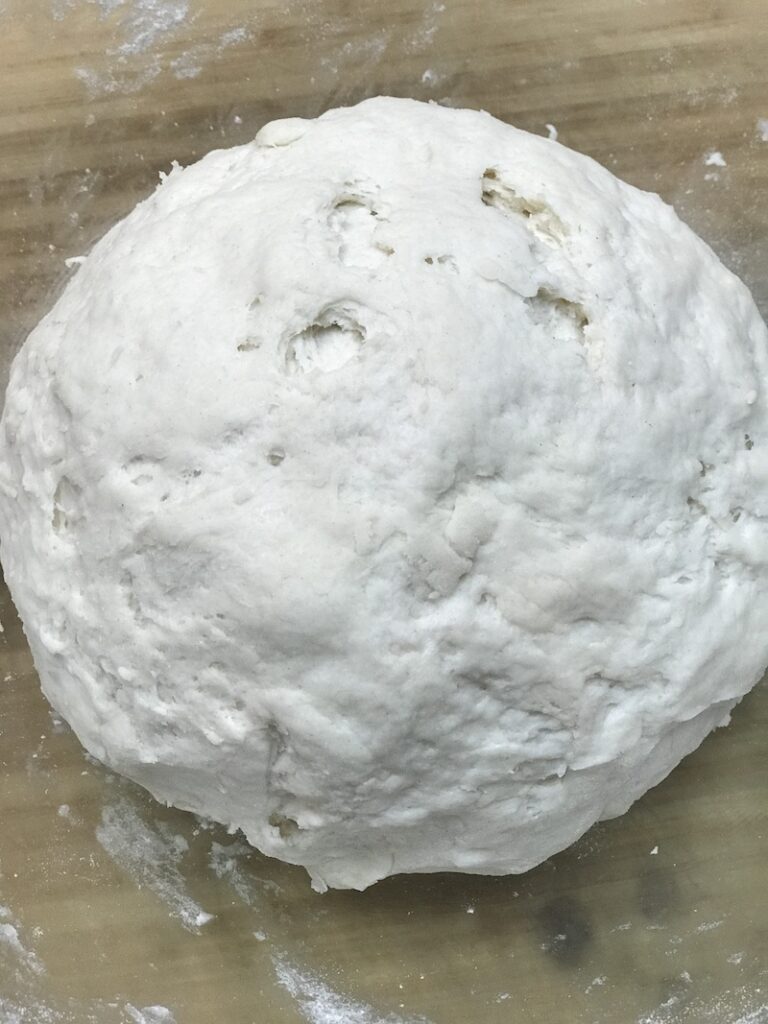 properly kneaded southern biscuit dough for easy southern biscuits