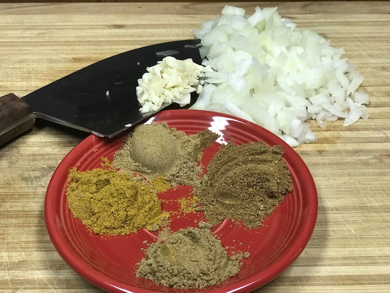 Indian Stew Spices and Aromatics