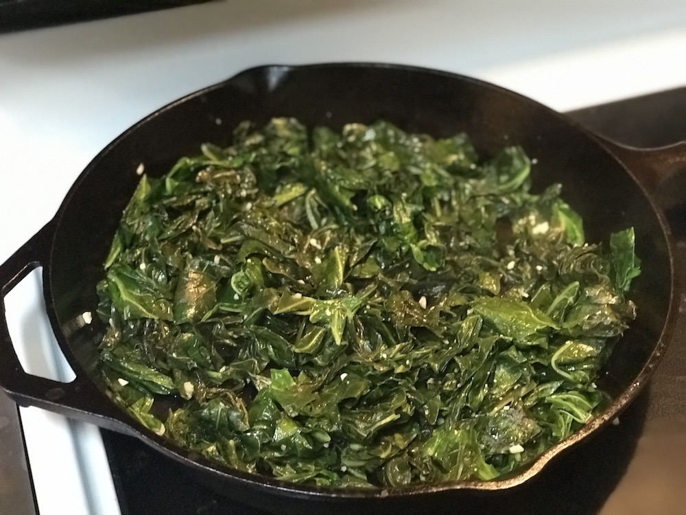 Collard Greens- traditional New Year's dinner