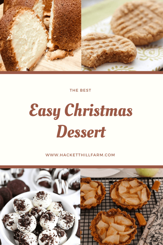 easy Christmas desserts