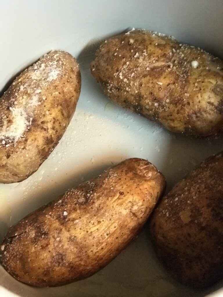baked potatoes in ninja foodi
