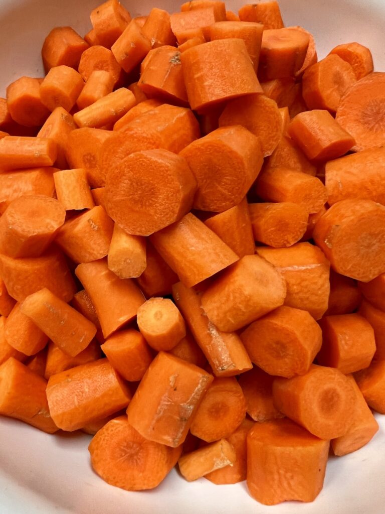Diced Carrots to freeze