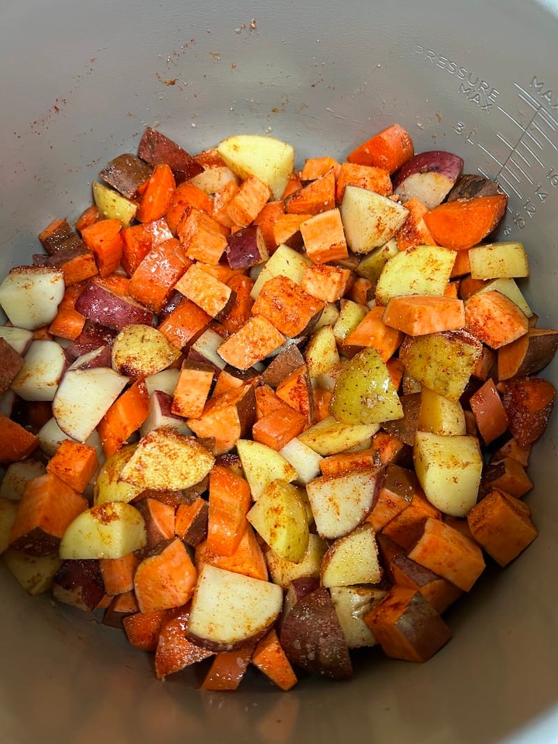Root Vegetable Medley in the Ninja Foodi Hackett Hill Farm