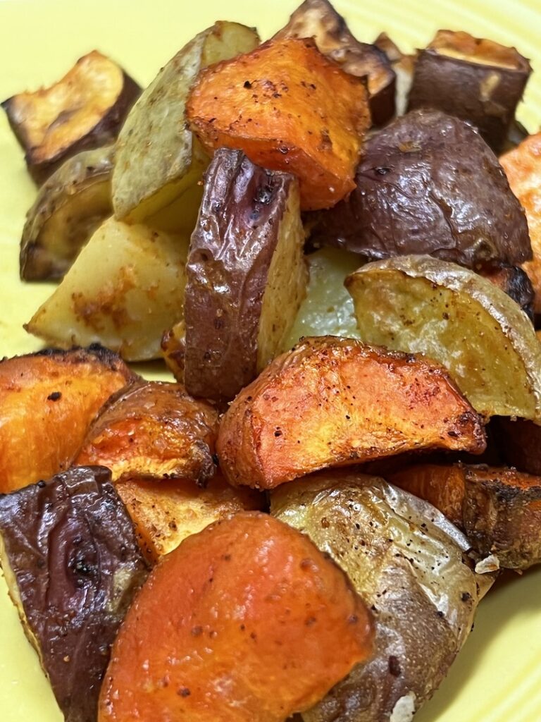 Roast potatoes and online carrots in ninja foodi