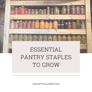 essential pantry staples